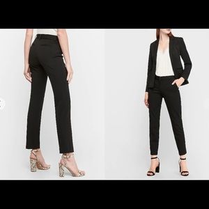 Express mid-rise ankle columnist pant in black